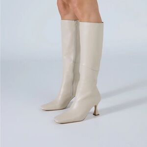 Tony Bianco Fantasy knee-high boot- Vanilla Napa